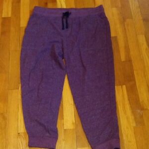 Men Large CARBON joggers, maroon